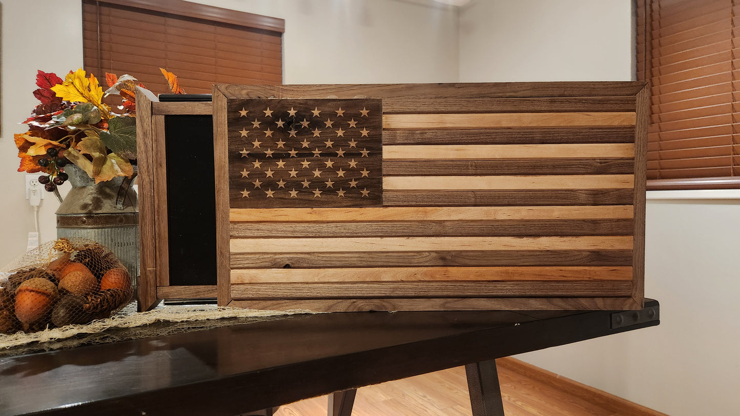 American Flag Pistol Box