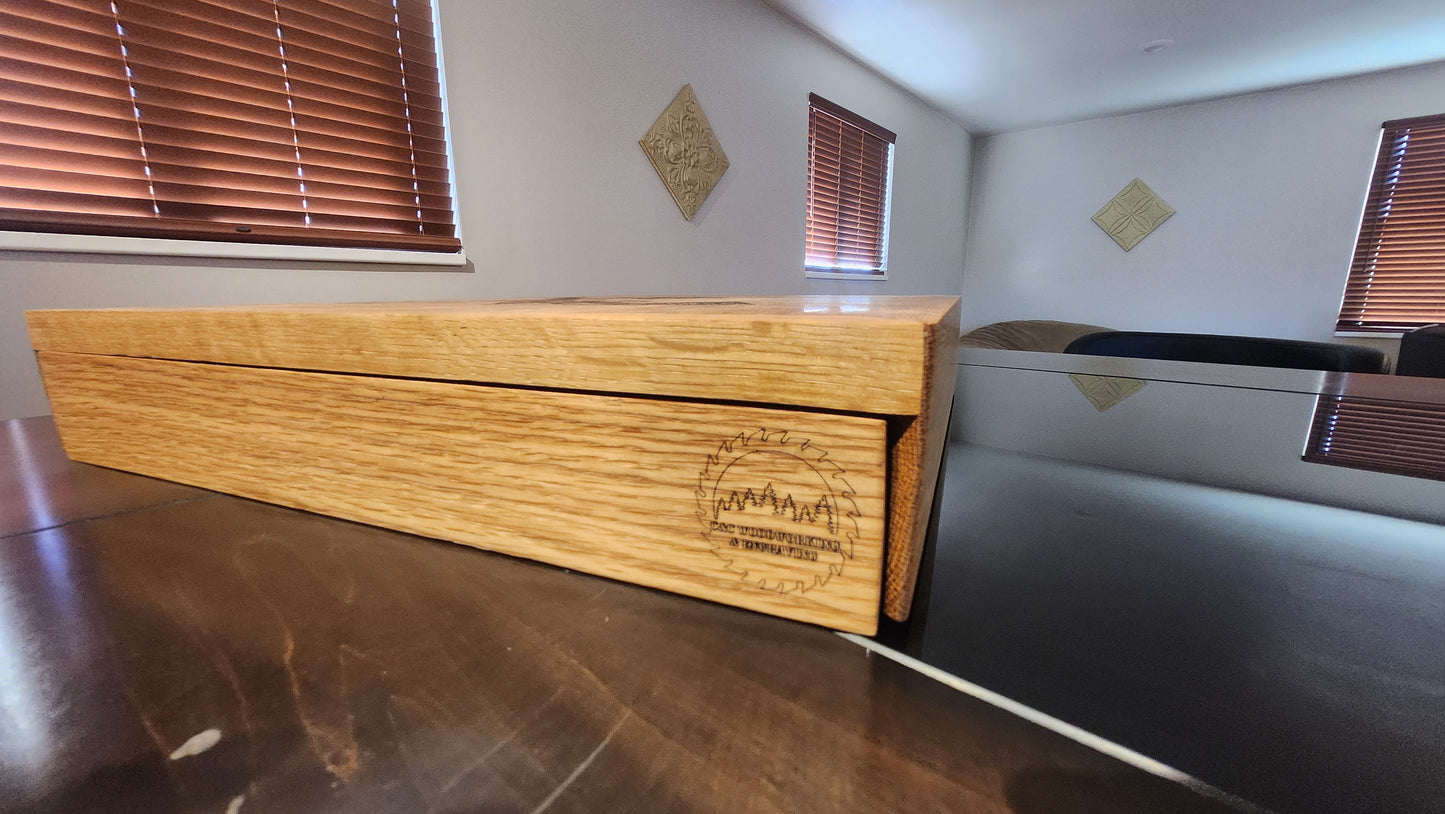 Crossed Revolver Pistol Box